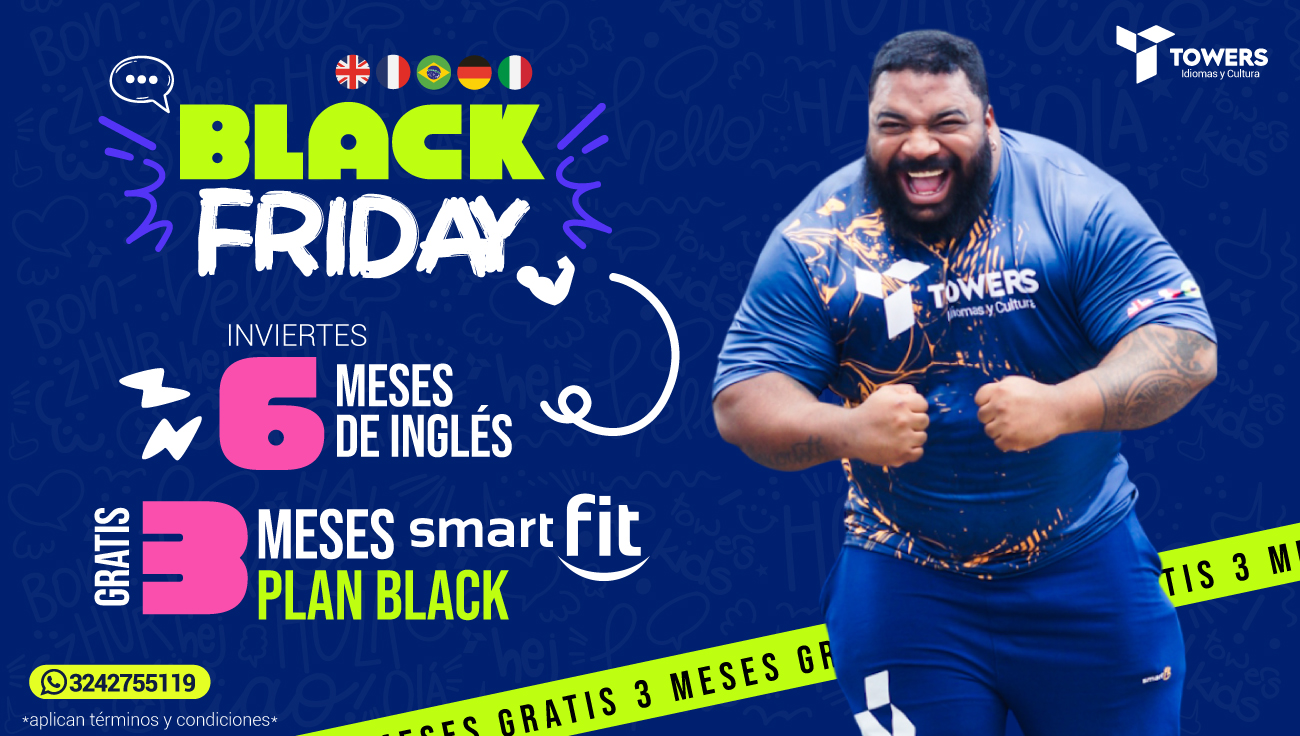 6 meses del mejor inglés avanzado + 3 meses GRATIS de membresía black en SmartFit