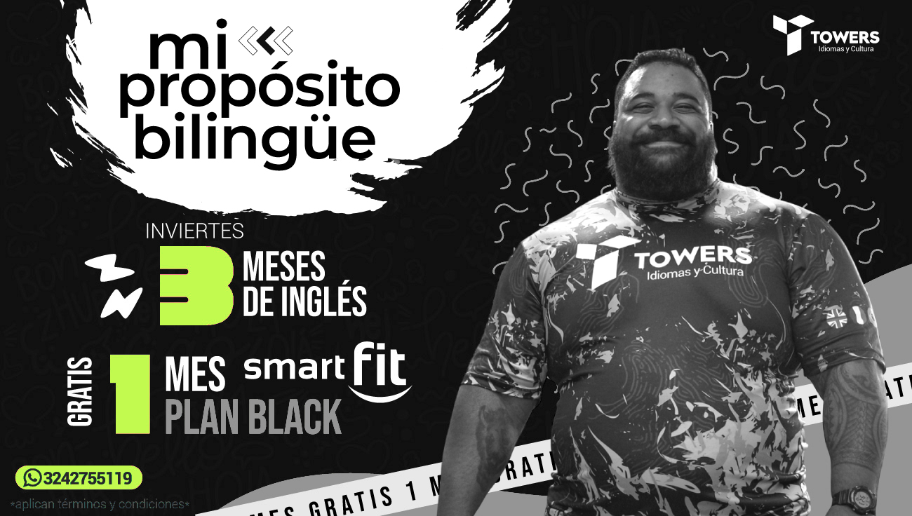 3 meses del mejor inglés avanzado + 1 meses GRATIS de membresía black en SmartFit